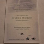Cardset 19-20 Signature: Henrik Larsson 115/125 - pikkukuva 2