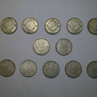 Ruotsi 12kpl 1kruunun hopearahoja v.1945-1967 - pikkukuva 1