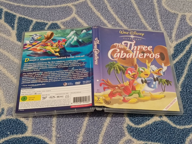 The Three Caballeros Disney DVD