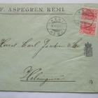 1900 Kemi F Aspegren leijonasinettikuori - pikkukuva 1