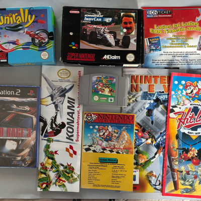Nintendo / ps2 peli ja esitteitä paketti