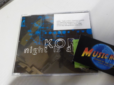 KORA - NIGHT IS ALIVE ERITTÄIN HARVINAINEN M-/M- CDS