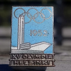 Olympia Helsinki 1952. Emalinen merkki. Halkaisija - 24 mm. - pikkukuva 4