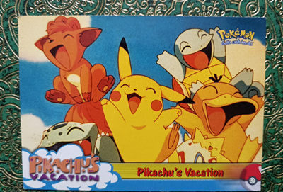 Pokemon kortti Pikachu`s Vacation
