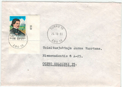 1983 Toivo Kuula loistoleimainen kirje