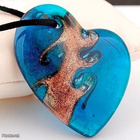 1050 .. Murano Kaunis Lampwork Taidelasi .. Kaulakoru - pikkukuva 2