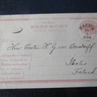 10 öre 1886 Ehiökortti. Brefkort .Ruotsi- Sweden - pikkukuva 1