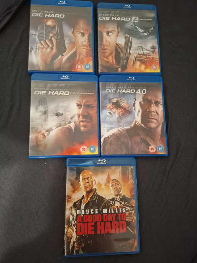 Die Hard 1-5 Nordic Bluray