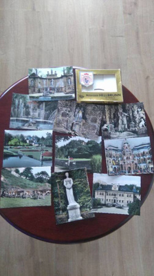 matkamuisto kortti HELLBRUNN sis. 10 kpl vintage