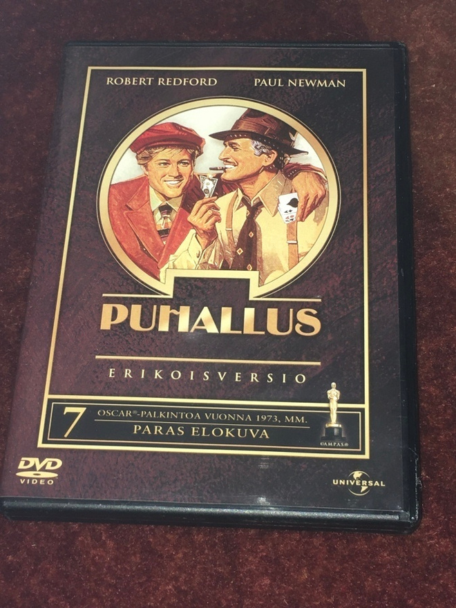 PUHALLUS - DVD - robert redford paul newman
