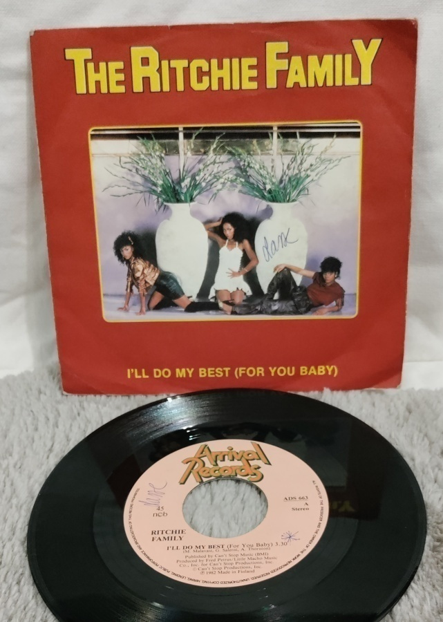 The Ritchie Family I'll Do My Best 7"single