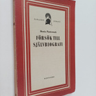 Boris Pasternak : Försök till självbiografi - pikkukuva 1