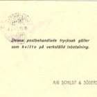 POSTILÄHETYS/ENNAKKOKORTTI HELSINKI PARGAS - pikkukuva 2