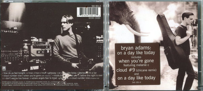 BRYAN ADAMS . CD-LEVY . ON A DAY LIKE TODAY