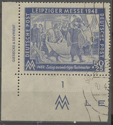 SBZ-DDR Mi 199 DZ o