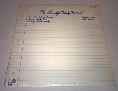 THE PARTRIDGE FAMILY  NOTEBOOK   LP   BELL 1111