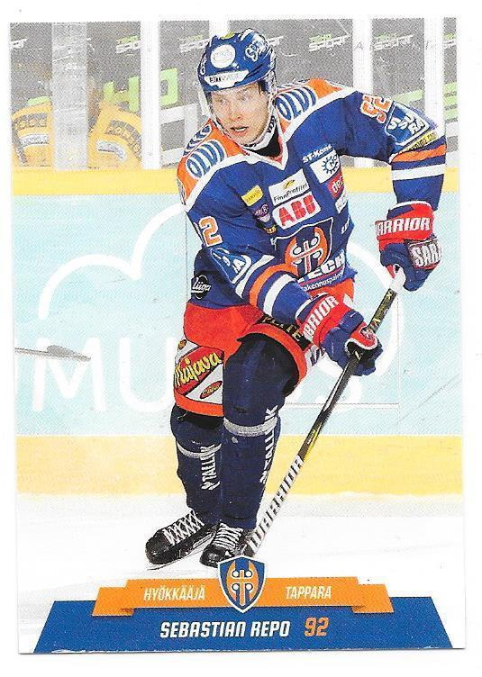 2017-18 CardSet #156 Sebastian Repo Tappara