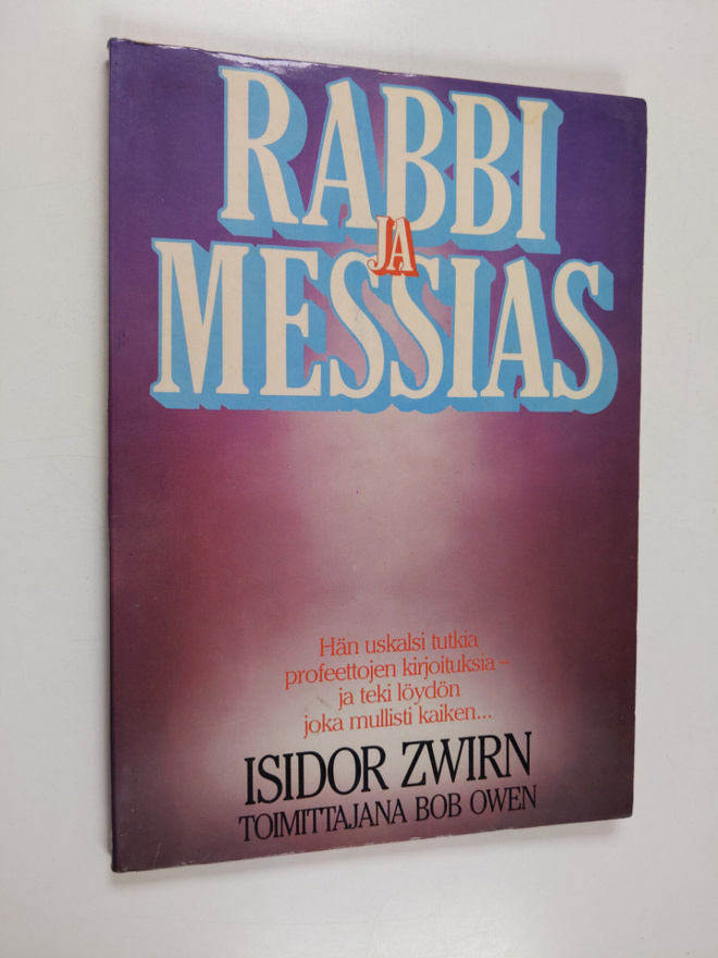 Isidor Zwirn : Rabbi ja Messias