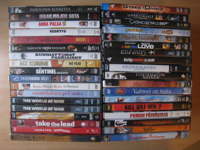 36 kpl dvd (osa 1/4)