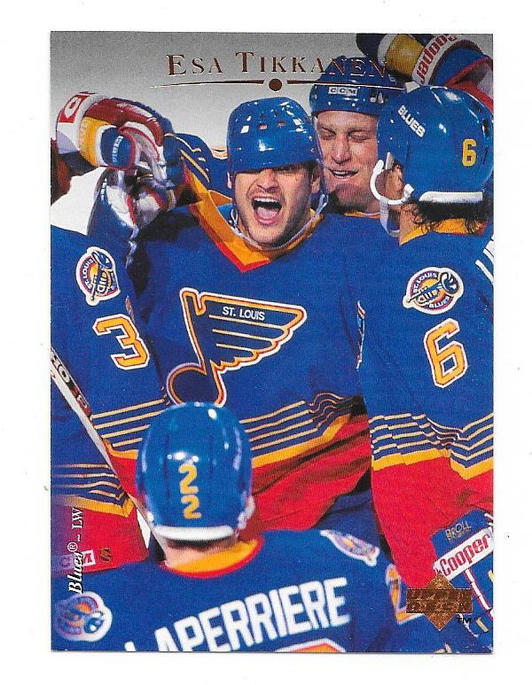 1995-96 Upper Deck #126 Esa Tikkanen St Louis Blues