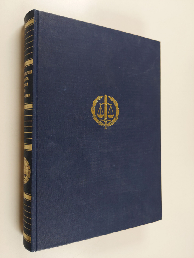 Suomen lainopillinen kirjallisuus 3 : 1959-1968 (Bibliogr...