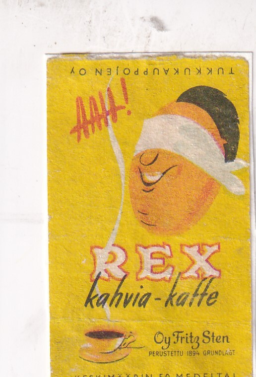 REX kahvia - kaffe , Oy Fritz Sten       s74