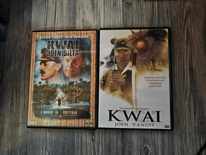 Kwai joen silta ja Kwai joen vangit DVD