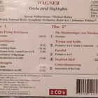 Wagner - Orchestral highlights - 2CD - pikkukuva 2