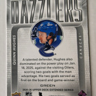 Quinn Hughes 2025-26 UD Extended Dazzlers Green - pikkukuva 2