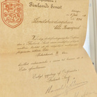 VANHA Luovari Vapaudenristi 4.lk 1918 Tunnettu Henkilö - pikkukuva 2