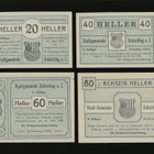 Itävalta Notgeld 20, 40, 60, 80 Heller, Schärding - pikkukuva 2