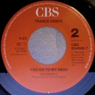 TRANCE DANCE :: PUSH / YOU GO TO MY HEAD :: VINYYLI 7" 1989 - pikkukuva 4