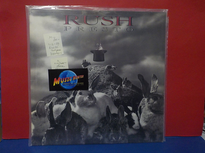 RUSH - PRESTO M-/M- U.S -89 NOV 21 1ST PRESS LP