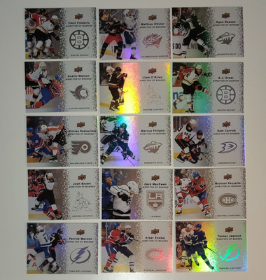 2023-24 Upper Deck Director of Boards #1-15