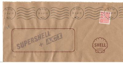 Shell/Oulu,  v. 1961  firmakuori aihekeräilijälle