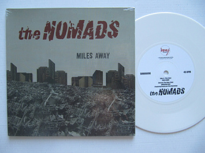 The Nomads Miles Away 7" sinkku Valkoinen