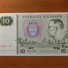 SWEDEN 10 KR 1980 TÄHTI KL9-10 - pikkukuva 1