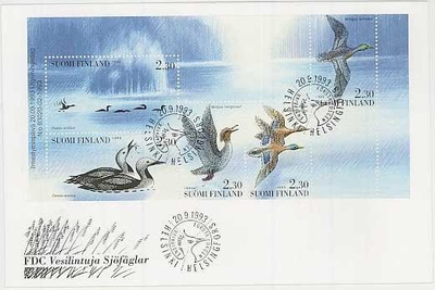 1993 vesilinnut FDC