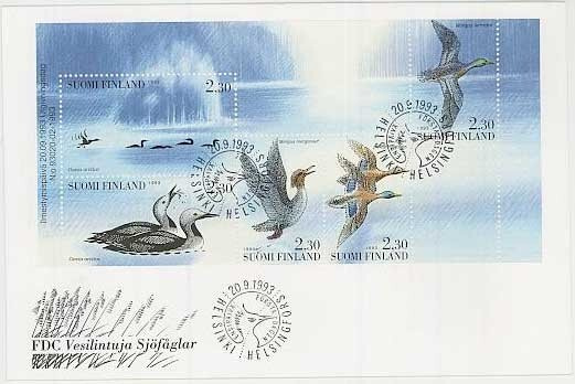 1993 vesilinnut FDC