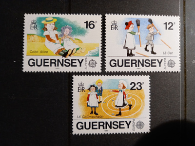 GUERNSEY EUROPA CEPT sarja lapset 1989 **
