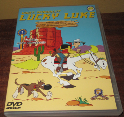 Lucky Luke uudet seikkailut dvd animaatio v.2001