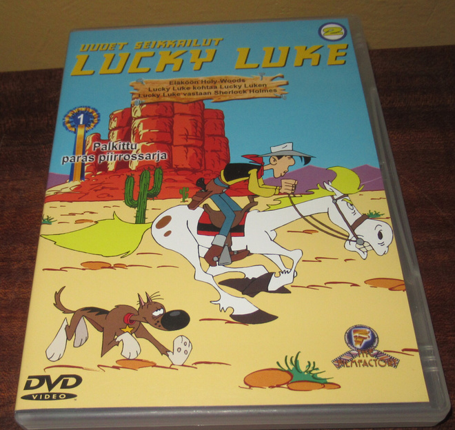 Lucky Luke uudet seikkailut dvd animaatio v.2001