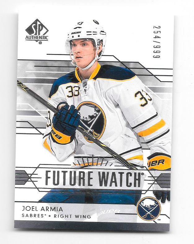 2014-15 SP Authentic Future Watch /999 RC #213 Joel Armia