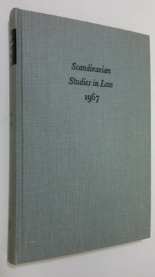 Folke Schmidt : Scandinavian studies in law 1967 - vol. II