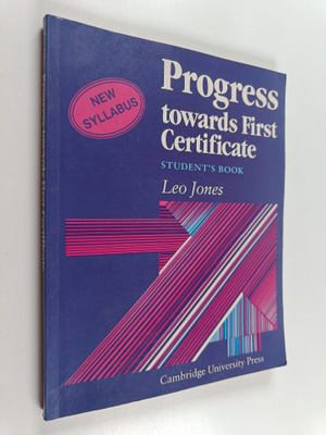 Leo Jones : Progress towards first certificate : student'...