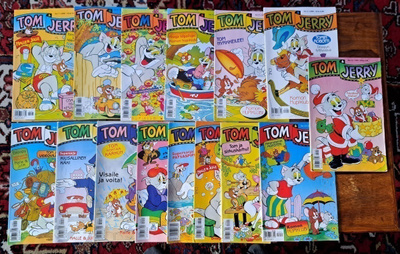 Tom & Jerry sarjakuvalehdet 15 kpl