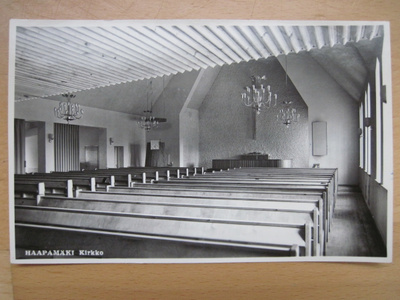 VANHA Postikortti Haapamäki Keuruu 1950-l Alkup.Mallikappale