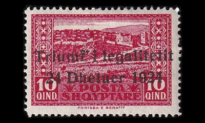 Albania 107 * Hallituksen kaatuminen 10 Q (1925)