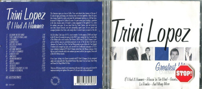 TRINI LOPEZ . CD-LEVY . GREATEST HITS