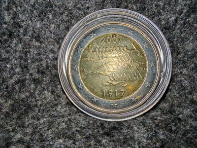 2 € Suomi 2007 Itsenäisyys 90 vuotta